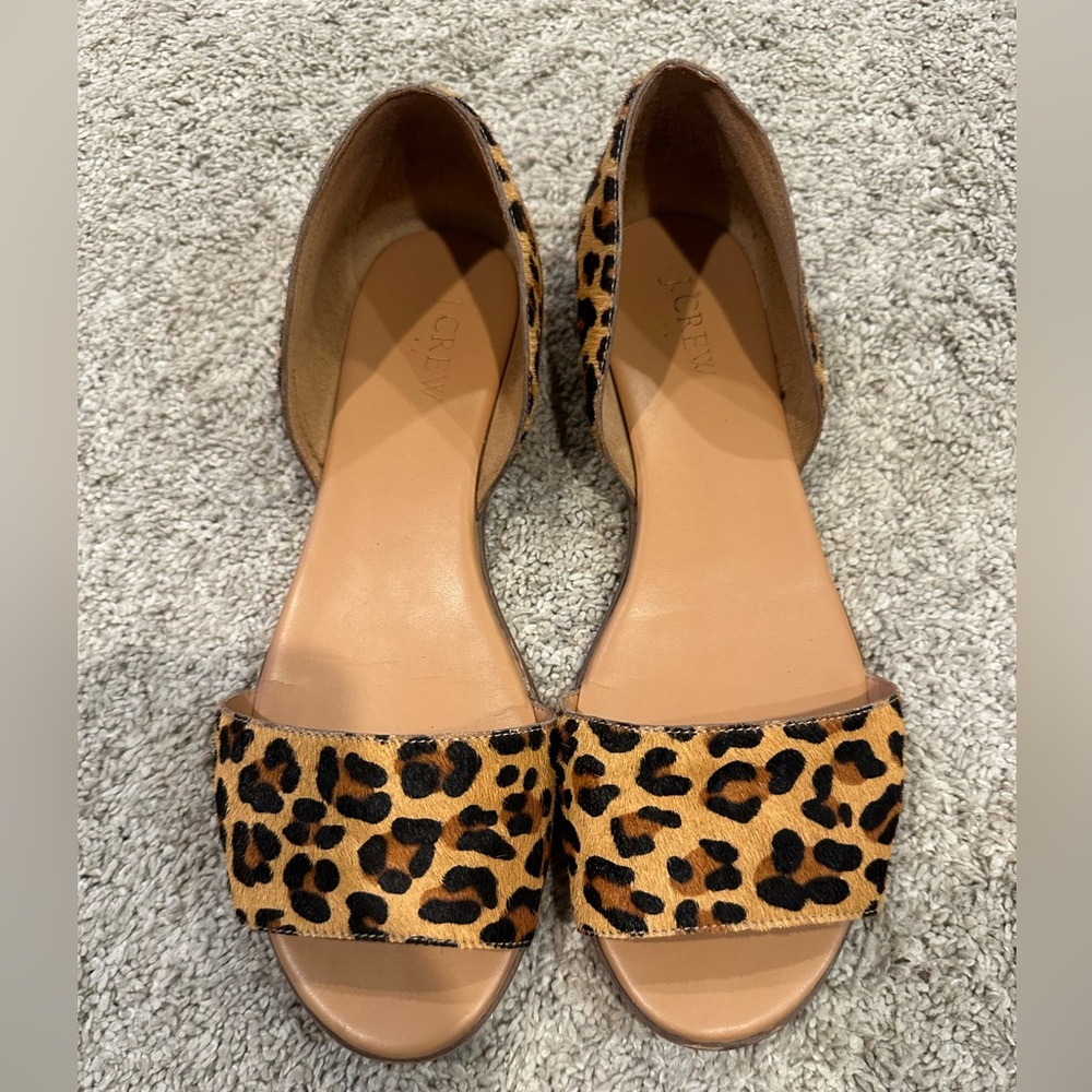 J. Crew Leopard Sandals